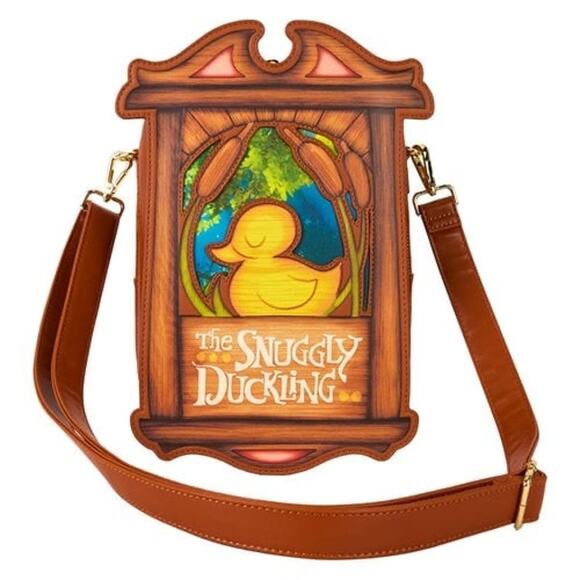 Loungefly Disney Tangled Rapunzel Snuggly Duckling Crossbody Bag - Picture 1 of 6